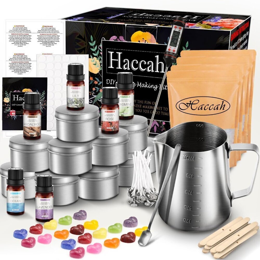 Complete Candle Making Kit,Candle Making Supplies,DIY Arts and Crafts Kits for